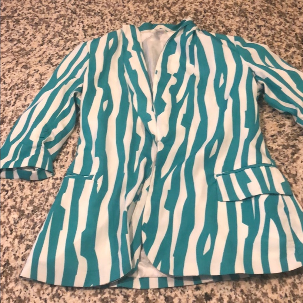 Striped blazer